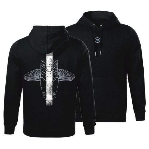 Giants Fishing Mikina Pánska Šupináč Hlava Čierna