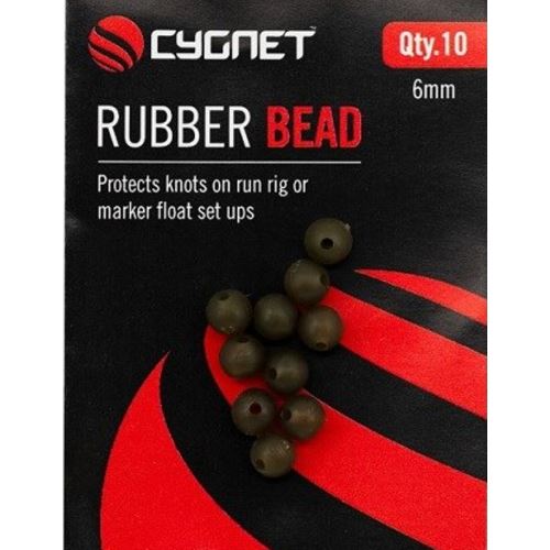 Cygnet Gumový Korálok Rubber Bead 6 mm 10 ks