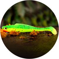 RedBass Gumová Nástraha Ripper Kicker Fluo Green RH UV - XXL 200 mm 50 g