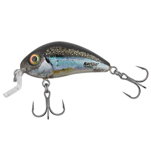 Salmo Wobler Rattlin Hornet Shallow Runner Clear Holo Smelt