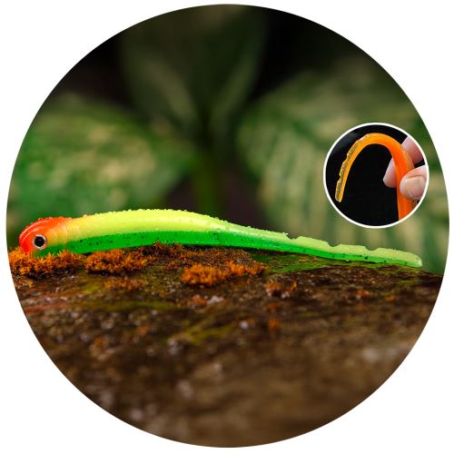 Redbass Smáčik Big Snake Fluo/Green RH UV COLOR