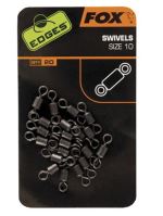 Fox obratlík edges rig swivels 20 ks-č.10