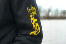 Black Cat Mikina Black Zipped Hoody (8)