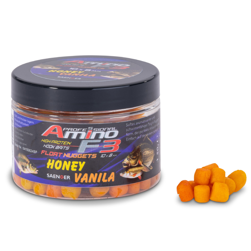 E-shop Saenger pávajúce nugetky amino f-3 mini 8x6 mm 50 g - medová vanilka