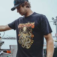 Grundéns Tričko Rocktopus SS T-Shirt Black (1)