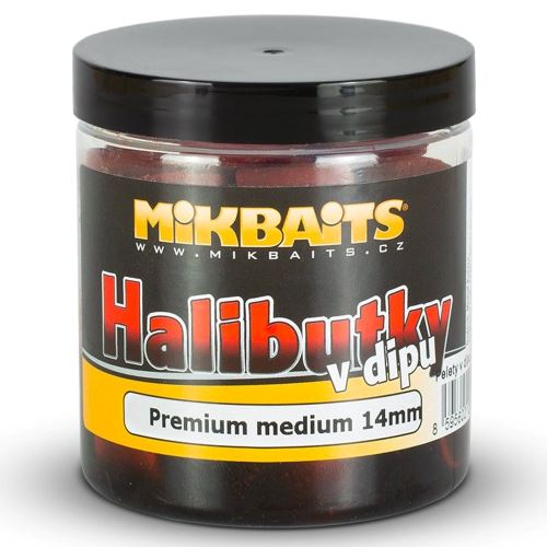 Mikbaits chytacie halibutky v dipe 14 mm 250 ml