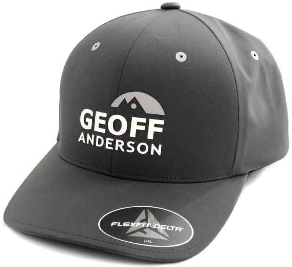 E-shop Geoff anderson šiltovka flexfit delta sivá - s/m