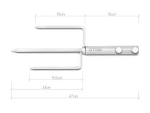 Delphin Nerezový Zapichovací Držiak Dáždnika TRIB 3x Hrot (2)