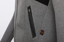 Savage Gear Mikina Tec Foam Zip Hoodie Dark Grey Melange (4)