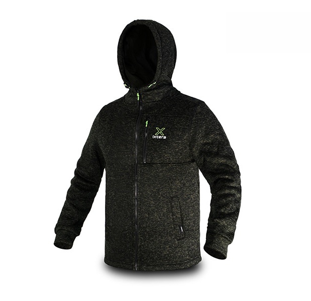 E-shop Delphin outdoorová mikina s kapucňou ixtera camotic - m