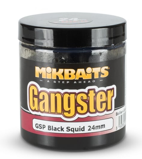 Mikbaits boilie v dipe gsp black squid 250 ml 20 mm