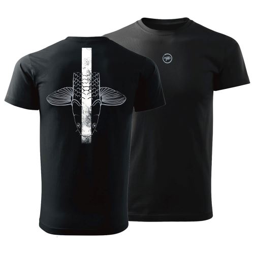 Giants Fishing Tričko Pánské Šupináč Hlava Čierne