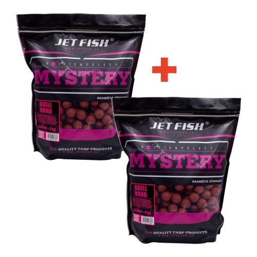 Jet Fish Boilie Mystery Krill Krab 3 kg 1+1 Zdarma