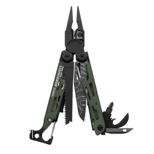 Leatherman Multifunkčné Kliešte Signal Green Topo