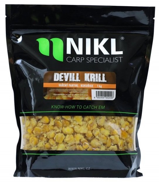 Nikl varený partikel kukurica 1 kg - devill krill