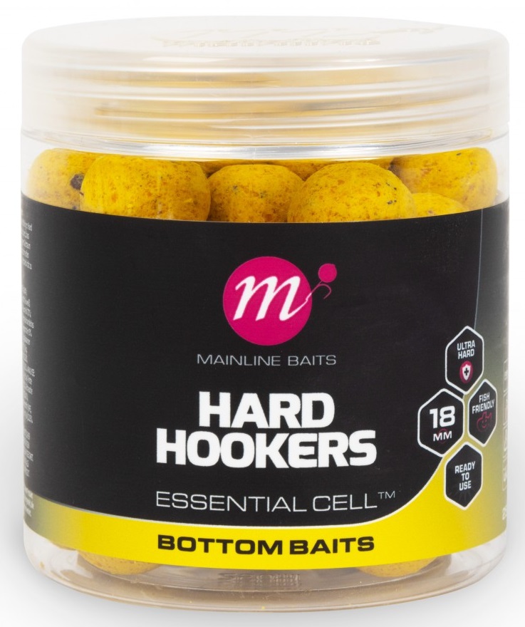 Mainline tvrdené boilie hard hookers essential cell 18 mm