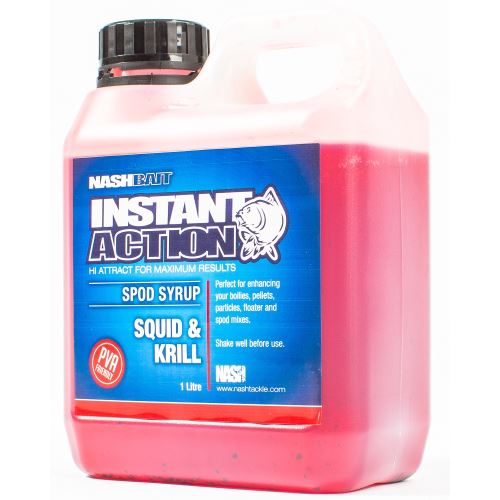 Nash Syrup Instant Action Spod Syrups Squid And Krill 1 l