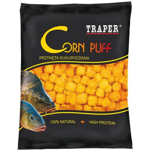 Traper Pufovaná Kukurica Corn Puff Cesnak 20 g - 8 mm