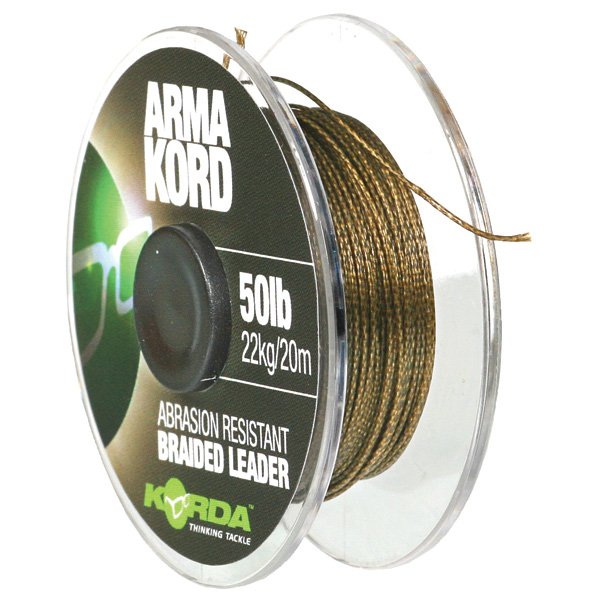 Korda náväzcová šnúra arma kord 20 m - 30 lb 13,6 kg