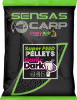 Sensas Pelety Super Feed Garlic Dark 650 g - 2 mm