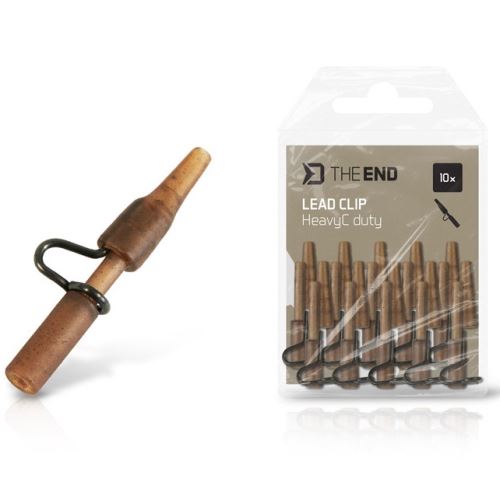 Delphin Závěsky HeavyC Duty TheEND Klip Na Olovo Ground 10 ks