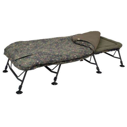 Trakker Lehátko So Spacákom RLX 8 Wide Camo Bed System