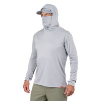 Grundéns Tričko Tough Sun Masked Hoodie Mist (5)