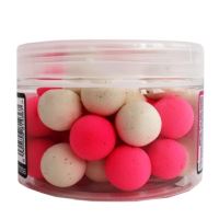 Mainline Plávajúce Boilie Bright Pink and White Pop-ups Essential Cell 14 mm 150 ml (1)