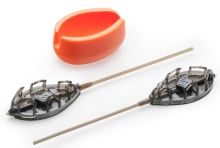 Mivardi Sada Rýchlovýmenných Method Krmítok QMR Grip XL Long 50 g + 60 g + Formička