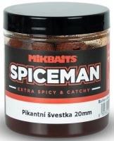 Mikbaits Boilie V Dipe Spiceman  Pikantná Slivka 250 ml - 20 mm