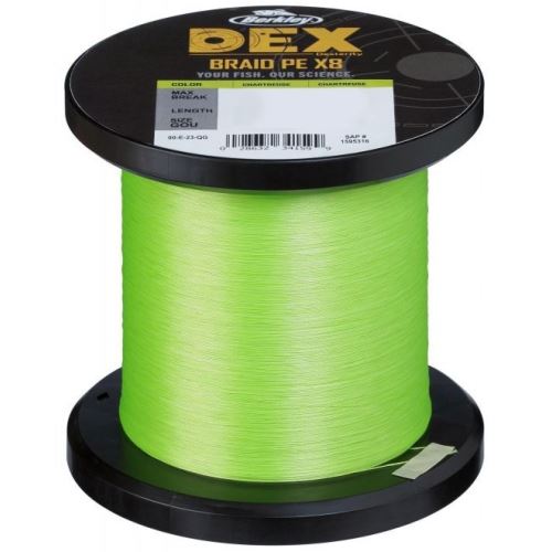 Berkley Splietaná Šnúra DEX Braid PE X8 Chartreuse Metráž