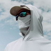 Grundéns Tričko Tough Sun Masked Hoodie Mist (6)