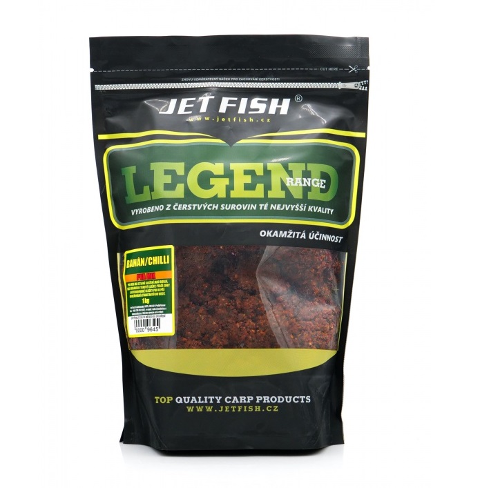 Jet fish pva mix 1 kg - banán chilli