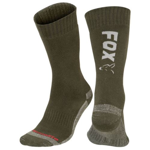 Fox Ponožky Collection Green Silver Thermolite long sock