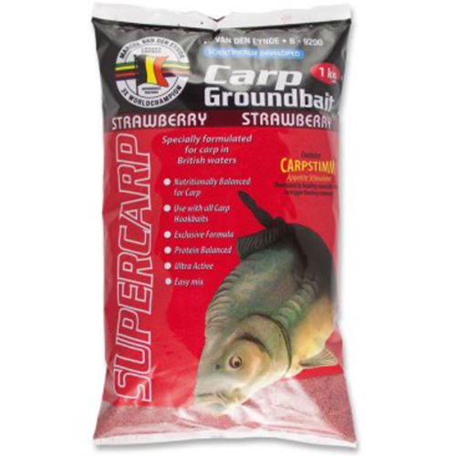 MVDE Krmítková Zmes Carp Groundbait Strawberry - 1 kg