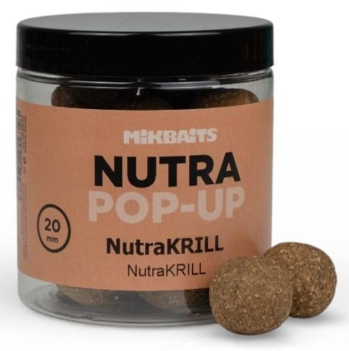 E-shop Mikbaits nutra pop-up 20 mm 250 ml - nutrakrill