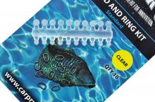 Carp´R´Us swivel rig bead & ring kit (zarážky na háčik) (2)