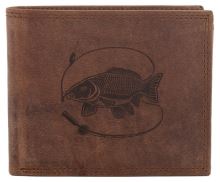 Mercucio Peňaženka Svetlohnedá Vzor 46 Kapor S Prútom