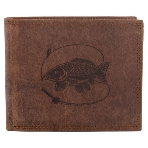 Mercucio Peňaženka Svetlohnedá Vzor 46 Kapor S Prútom