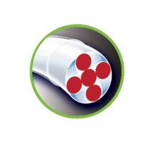 Berkley Splietaná Šnúra X5 Flame Green 150 m-Priemer 0,20 mm / Nosnosť 20,6 kg (3)