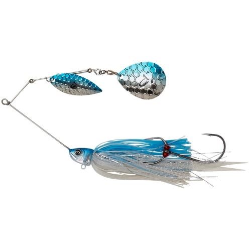 Savage Gear Blyskáč Da Bush spinnerbait Sinking Blue Silver