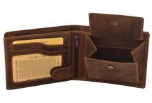 Mercucio Peňaženka Svetlohnedá Vzor 57 Rybár A Zubáč (3)