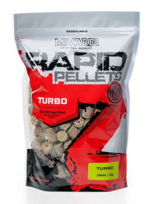 Mivardi pelety rapid turbo - 1 kg 8 mm