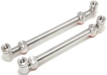 Taska Nerez hrazdy na 2 prúty s duo skrutkovaním 2ks 18 & 20cm