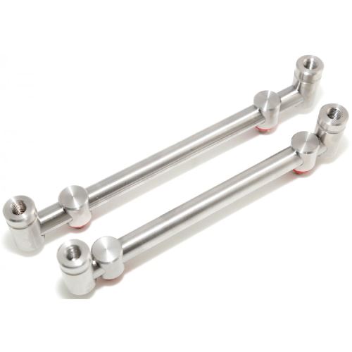 Taska Nerez hrazdy na 2 prúty s duo skrutkovaním 2ks 18 & 20cm