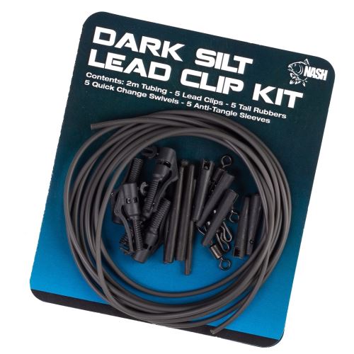 Nash Montáž Lead Clip Pack Dark Silt