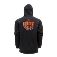 Grundéns Mikina Displacement DWR Hoodie Logo Anchor Black (3)