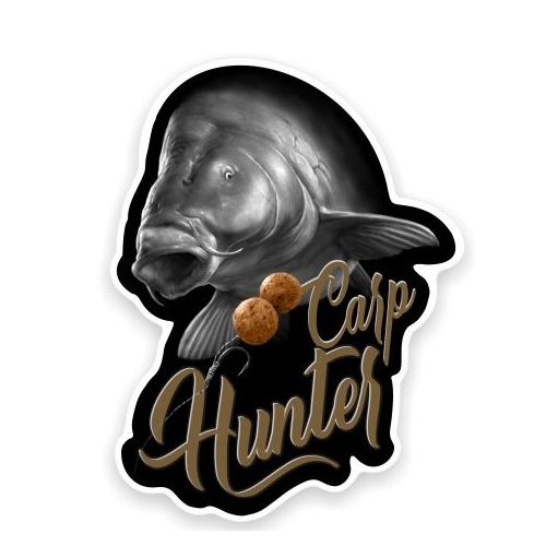 4ANGLERSDESIGN Samolepka 05 Carp Hunter