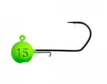 Monkey Lures Jigová Hlavička MNKY Hook Green White 3 ks 2/0 (1)