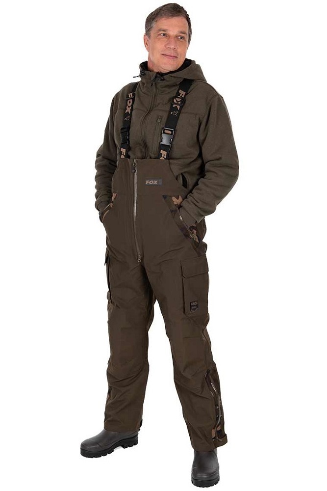 E-shop Fox nohavice rs25k khaki salopettes - s